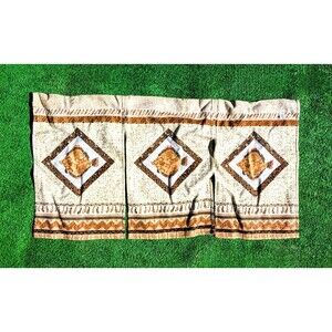 Japanese Goldfish Short Decorative 32 x 17" 3 Part Divider Separte Curtain EUC